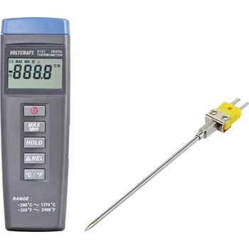 Domácí teploměr VOLTCRAFT K101 plus TP 203 teploměr typ senzoru K