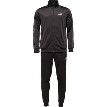 Pánská tepláková souprava Puma POLY TAPE SUIT XL Černá, Bílá