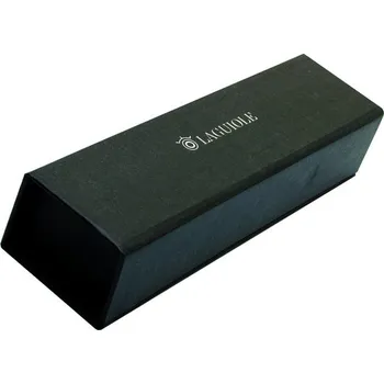 Dárková krabička Kartonová dárková krabička Baladeo COF014 na nůž,výstelka,logo Laguiole,černá