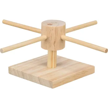 Pro hlodavce Trixie krmné kolotoč ze dřeva 22 x 8 x 22 cm