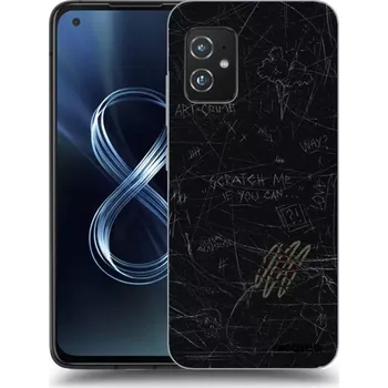 Pouzdro na mobilní telefon Picasee silikonový průhledný obal pro Asus Zenfone 8 ZS590KS - SCRATCH