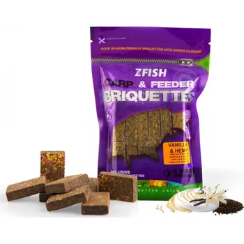 ZFISH Zakrmovací Brikety 220g Vanilla & Hemp