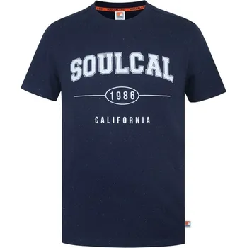 Pánské tričko SoulCal Graphic Print T-Shirt Men’s Navy FLK 2XL