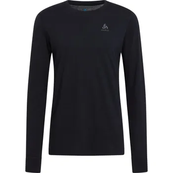 Odlo Merino Long-Sleeve Baselayer Top Black Medium