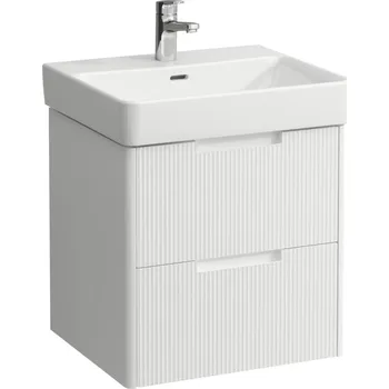 Koupelnový nábytek Juna - skříňka 52x44,5 pod umyvadlo H810962, 2 zásuvky, bílá matná H4114621092601