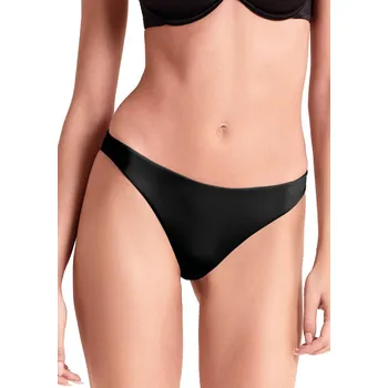 Dámské spodní prádlo Dámské brazilky Lormar Shine 2435L M Černá