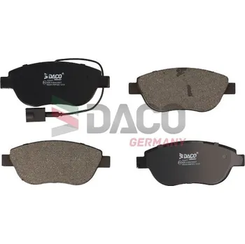 Brzdová destička Sada brzdových destiček, kotoučová brzda DACO GERMANY 322377