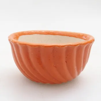 Květináč Mini bonsai miska 5 x 5 x 2,5 cm oranžová