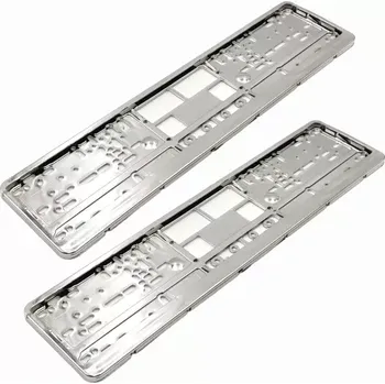 Držák SPZ 2x Rámeček - podložka pod SPZ, chrom