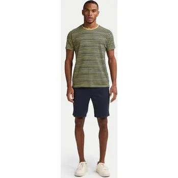 Pánské kraťasy Petrol Industries Šortky z materiálu M-1050-SHO527 Tmavomodrá Regular Fit XXL