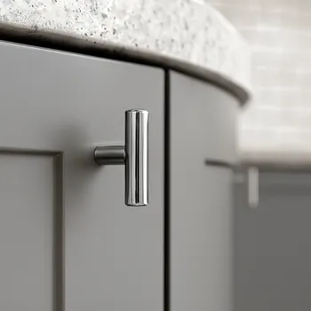 Nábytkové kování Interex Úchytka knopka RELING / Lesklý chrom