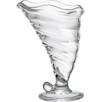 Sklenice Zmrzlinový pohár, plast, obsah: 0,370 litru, ø: 12,5 mm