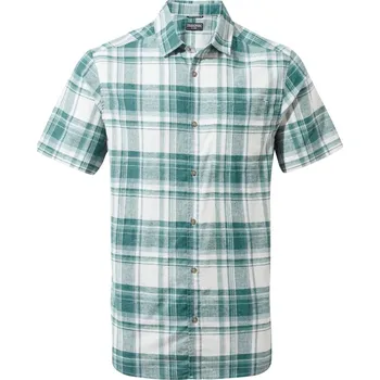 Pánská košile Craghoppers Men's Hila Short-Sleeve Shirt Wsh Teal CHK Small