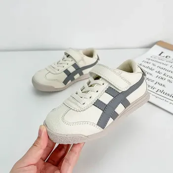 Chlapecké tenisky Dětské sportovní tenisky pro kluky – lehké a měkké na běhání Velikost: 33, Barva (Varianta): Šedá