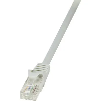 Datový kabel LogiLink CP1052U RJ45 síťové kabely, propojovací kabely CAT 5e U/UTP 2.00 m šedá 1 ks