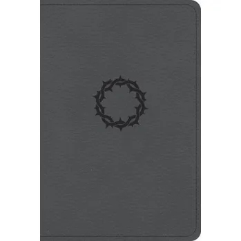 CSB Large Print Compact Reference Bible, Stone Leathertouch (EN)