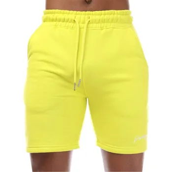 Hype Adults Regular Jersey Jogger Shorts Lime Small