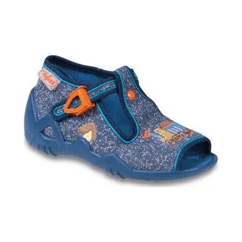 Chlapecké bačkory 217P075 19 - chlapecké sandálky Befado, auto 217P075_21