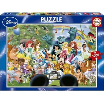 Puzzle Educa 16297 Úžasný svět Disney II 1000 dílků