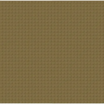 Dětské zboží BRIXIES Plus 225.022 Základní podložka na stavění - tmavě hnědá 25,5 x 25,5 cm