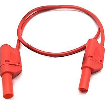 Měřicí kabel Mueller Electric 22.421-2M-2 měřicí kabel banánková zástrčka 4 mm banánková zástrčka 4 mm 2 m červená 1 ks