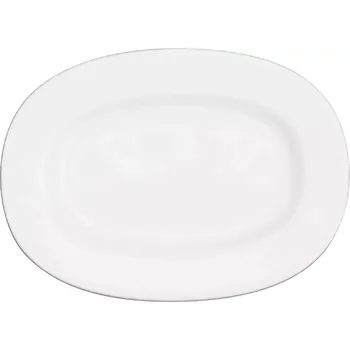 Talíř CHURCHILL Alchemy Bílý Mělký talíř, oválný, s okrajem, délka: 330 mm