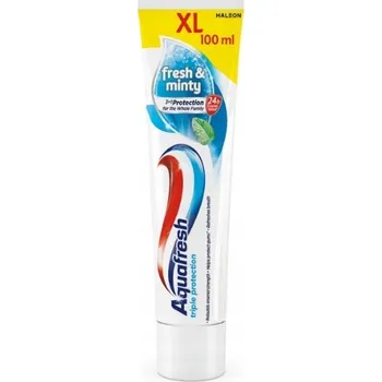 Dentální hygiena Aquafresh Triple Protection Fresh & Minty zubní pasta pro celou rodinu 100 ml