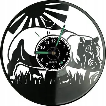 Hodiny Nástěnné hodiny Evevo černé 30 cm