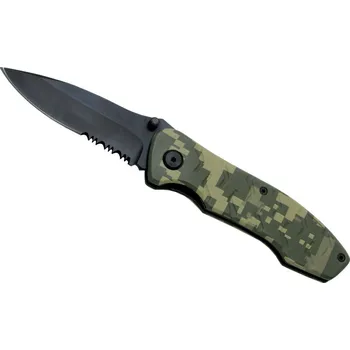 kapesní nůž Kapesní nůž Baladeo ECO087 Camouflage 11,5cm,čepel nerezová ocel,hliníková rukojeť