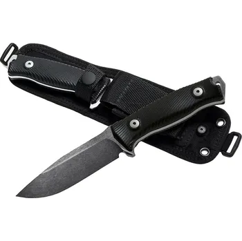 Multifunkční nůž Dýka LionSteel M5B G10 čepel ocel Sleipner černá,rukojeť G10,pouzdro