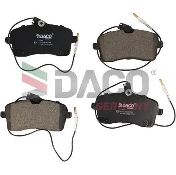 Brzdová destička Sada brzdových destiček, kotoučová brzda DACO GERMANY 323743