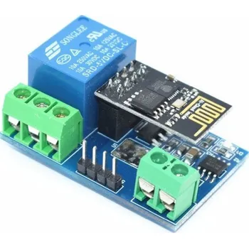 Síťový kabel Modul relé ESP8266 s wifi modulem ESP-01, napájení 8-30V