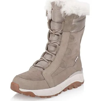 Dámské kozačky Dámská Dámské kozačky RIEKER W0070-64 béžová W5 W0070-64 BEIGE H/W5 39