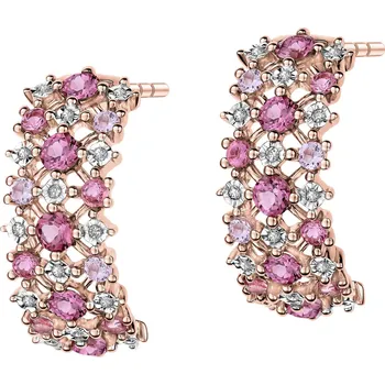 Náušnice růžové zlato 220.388