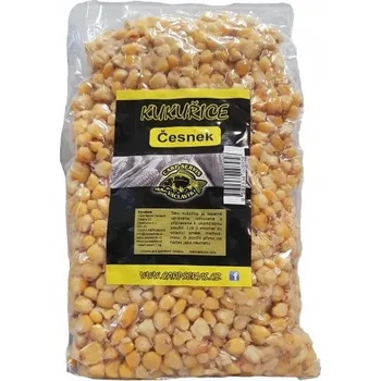 Návnadová surovina CARP SERVIS VACLAVIK KUKUŘICE CS ČESNEK 1kg.