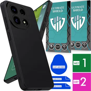 Pouzdro na mobilní telefon POUZDRO PRO XIAOMI REDMI NOTE 13 PRO 5G SE VZOREM + SKLO