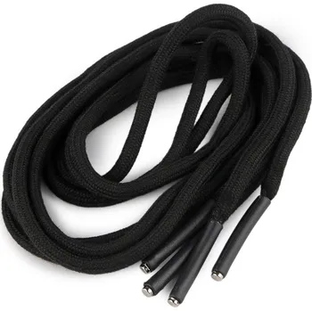 Oděvní šňůra s koncovkami do kapucí délka 120; 140 cm Balení: 2 ks, Varianta: 4 (120cm) černá - 8596475657358