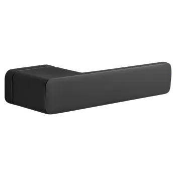 Dveřní kování Kuchinox Klika MALI hranatá rozeta - černá - (komplet 2 ks)