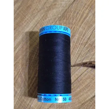 Nit Bavlněné nitě 400 m Etiketní barva 4000 Black