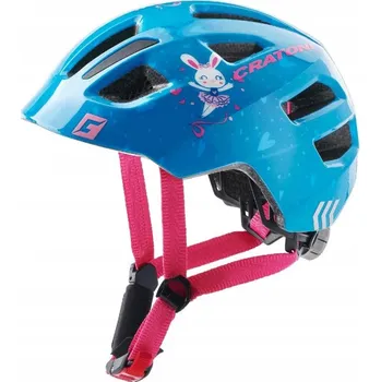 Cyklistická přilba Přilba Cratoni Maxster - Bunny Blue Glossy (Lesklá modrá s motivem zajíčka)