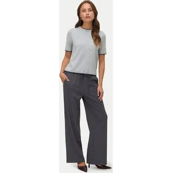 Dámské kalhoty Vero Moda Kalhoty z materiálu Milly 10331924 Šedá Wide Leg L_30
