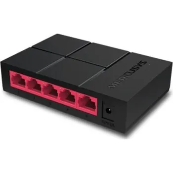 Switch Mercusys MS105G 5x10/100/1000 switch, plastic case