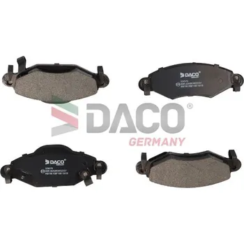 Brzdová destička Sada brzdových destiček, kotoučová brzda DACO GERMANY 324570