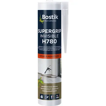 Průmyslové lepidlo Bostik H780 Supergrip Invisible 290 ml - TRANSPARENTNÍ HYBRIDNÍ