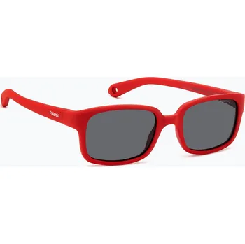 Sluneční brýle Dětské sluneční brýle Polaroid PLD K008/S matte red/grey polarized