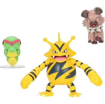 Figurka Pokémon figurky - Caterpie, Rockruff, Electabuzz