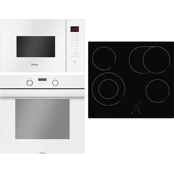 Set domácích spotřebičů Vestavný set Set Amica KMC 742 610 C + Amica TFB 112 TKW + Amica TMI 25 CXW
