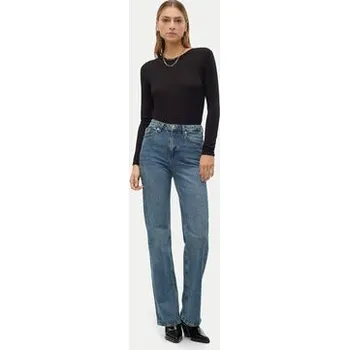 Dámské džíny Vero Moda Jeansy Tessa 10311179 Modrá Wide Leg 29_34