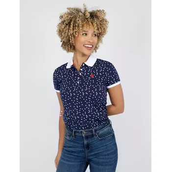 Dámské tričko U.S.Polo Assn. dámské polo tričko STAR modré XL