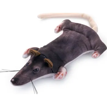 Hračka pro kočku PetTec interaktivní plyšová hračka pro kočky - krysa